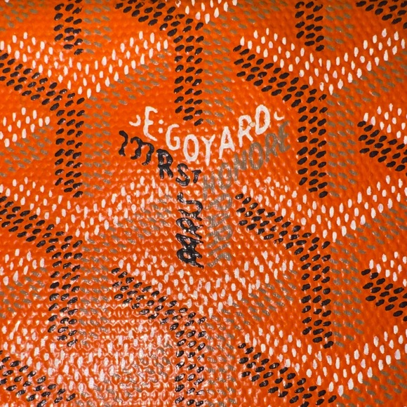 Goyard Orange Clutch - Picture 5 of 10